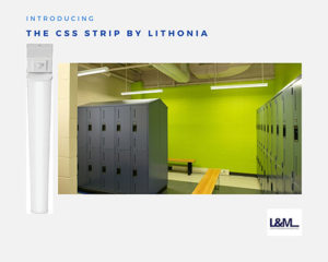 CSS Strip Lithonia new led lighting product ad