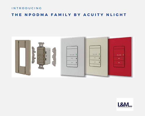 NPODMA Family Acuity Nlight new led lighting product ad