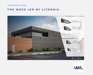 WDGE Lithonia new led lighting product ad