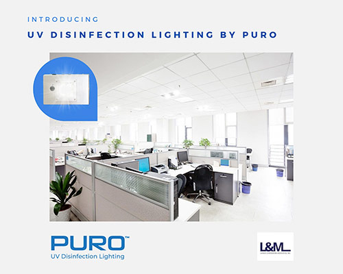 Puro uv disinfection lighting ad