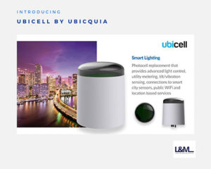 Ubicell by Ubicquia lighting ad