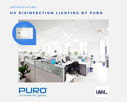 Puro uv disinfection lighting ad