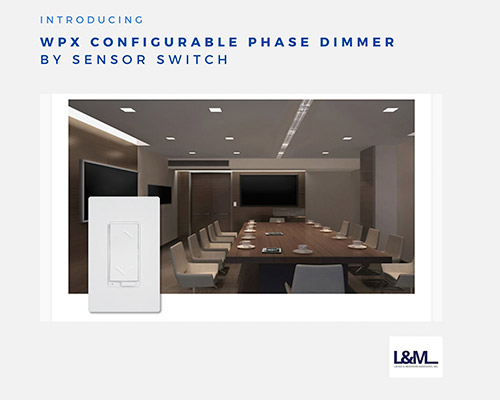 wpx configurable phase dimmer switch lighting new product promo