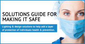 solutions guide image with nurse wearing mask
