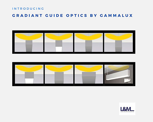 Gradiant Guide Optics by Gammalux Lighting ad