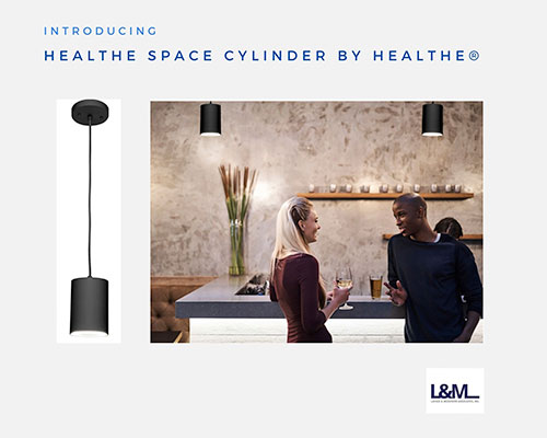 Healthe Space Cylinder by Healthe Lighting ad