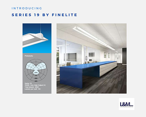 series 19 by finelite lighting ad