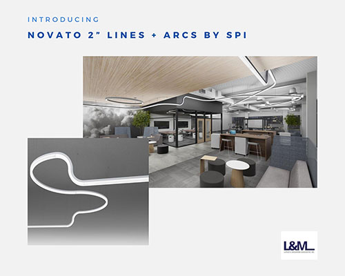 novato 2 lighting lines arcs by spi ad