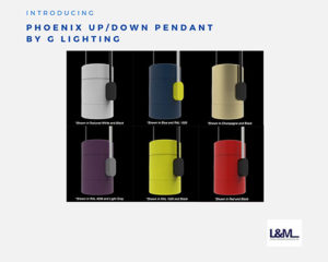 phoenix up / down pendant G lighting solutions ad