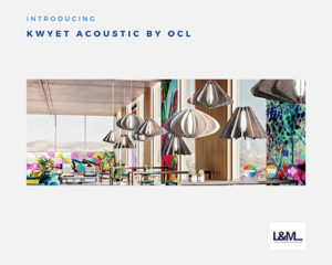 kwyet acoustic OCL lighting ad