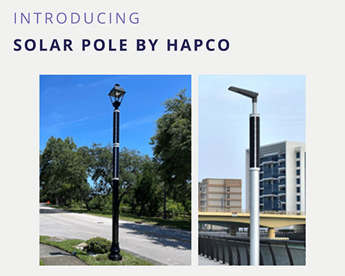 ad for solar pole by hapco