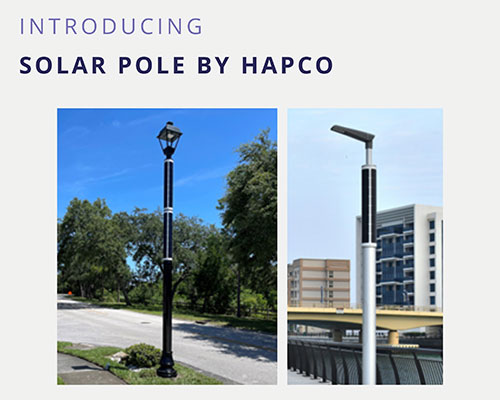 Solar Pole by Hapco Lighting ad for solar pole by hapco