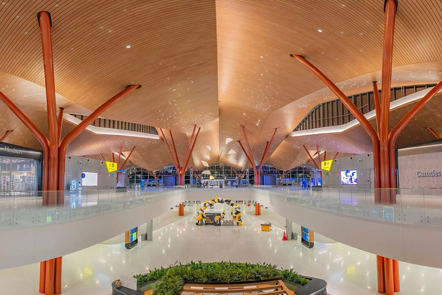 W R Paynter school interior lighting