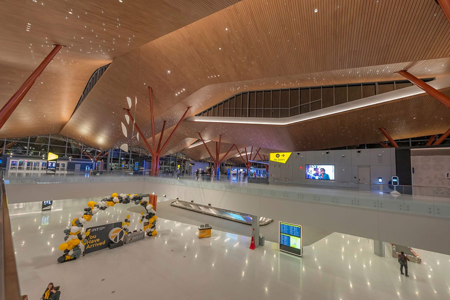 W R Paynter school interior lighting